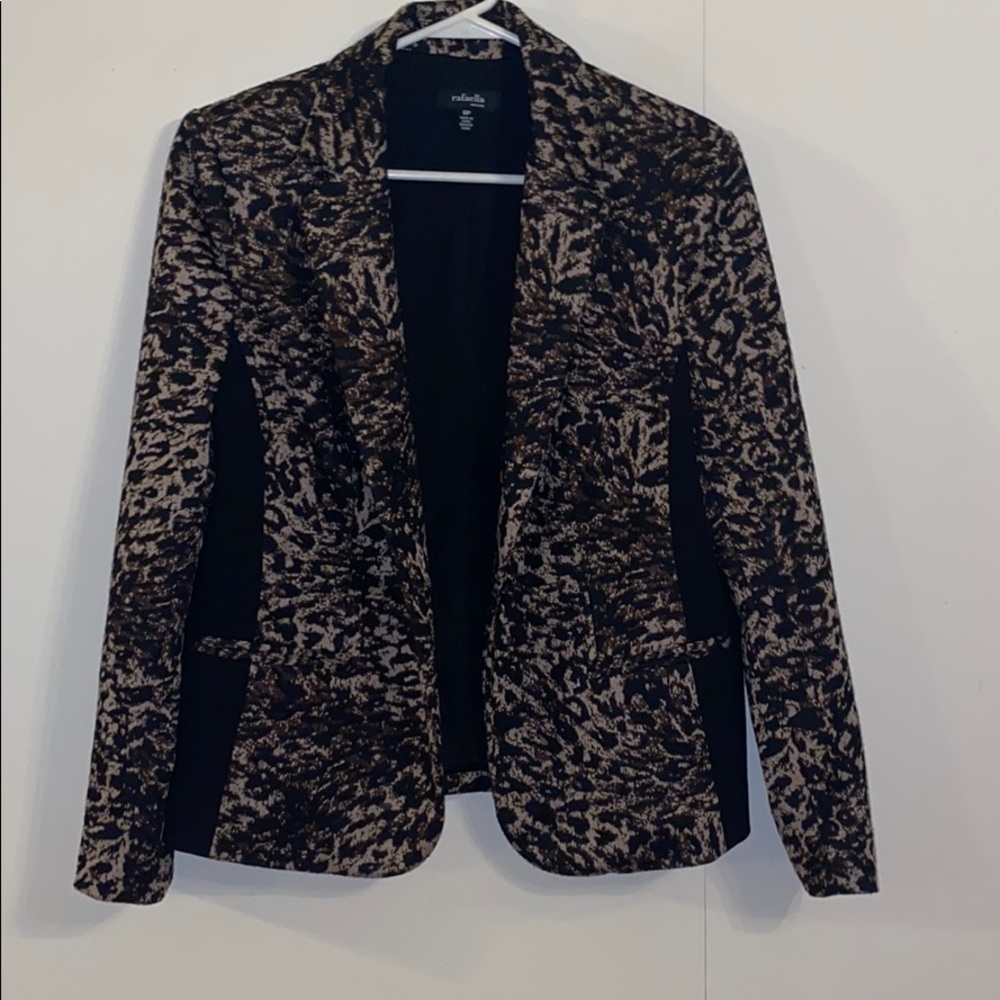 Cheetah print blazer